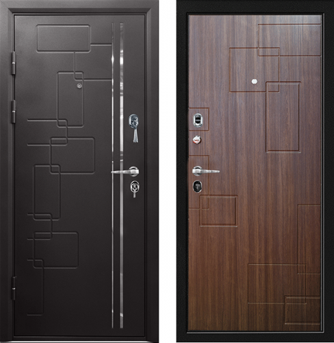 Дверь металлическая входная КАМЕЛОТ 2066/980/104 R/L Valberg